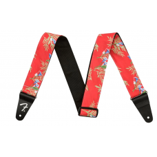Ремінь гітарний FENDER STRAP 2" HAWAIIAN STRAPS RED FLORAL
