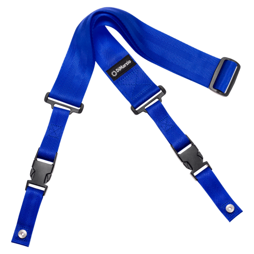 Ремінь гітарний DIMARZIO 2 INCH NYLON CLIPLOCK BLUE