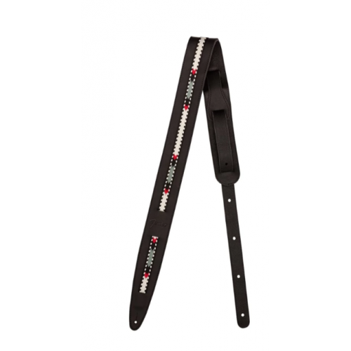 Ремінь гітарний FENDER STRAP ACOUSTIC PARAMOUNT LATHER BLACK