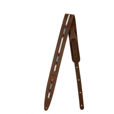 Ремінь гітарний FENDER STRAP ACOUSTIC PARAMOUNT LATHER BROWN