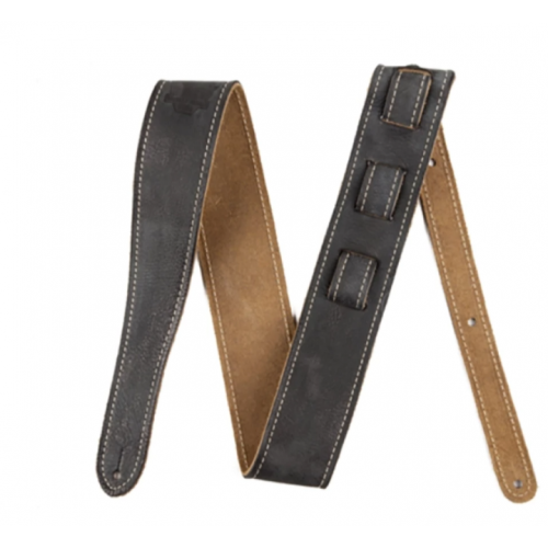 Ремінь гітарний FENDER STRAP 2" ROAD WORN BLACK