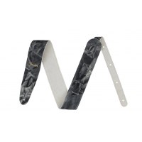 Ремінь гітарний FENDER STRAP TIE DYE LEATHER BLACK