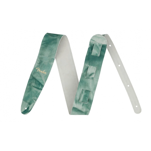 Ремінь гітарний FENDER STRAP TIE DYE LEATHER SAGE GREEN