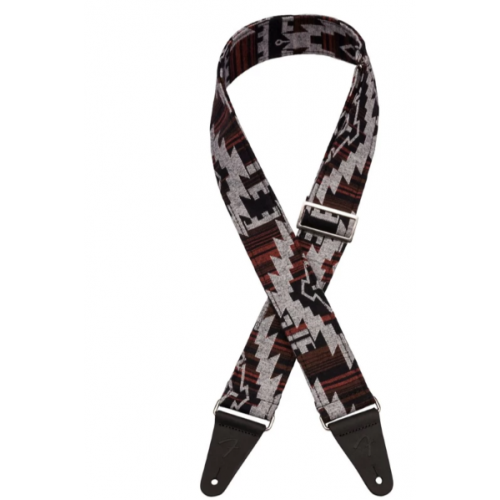 Ремінь гітарний FENDER STRAP 2" ZION AZTEC BLACK
