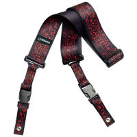 Ремінь гітарний DIMARZIO STEVE VAI CLIPLOCK - ART STRAP BLACK