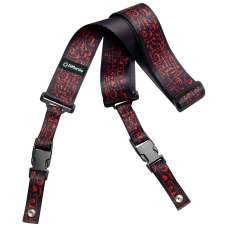 Ремінь гітарний DIMARZIO STEVE VAI CLIPLOCK - ART STRAP BLACK