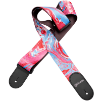 Ремінь гітарний DIMARZIO STEVE VAI PRINT - BLUE CHERRY UNIVERSE