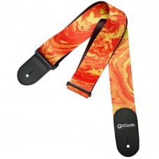 Ремінь гітарний DIMARZIO STEVE VAI PRINT - ORANGE UNIVERSE