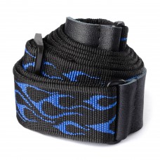 Ремінь гітарний DUNLOP D3811BL CLASSIC FLAMBE BLUE STRAP