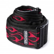 Ремінь гітарний DUNLOP D3811RD CLASSIC FLAMBE RED STRAP