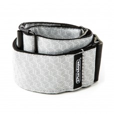 Ремінь гітарний DUNLOP D6712 JACQUARD CUBE HATCH LIGHT GREY STRAP
