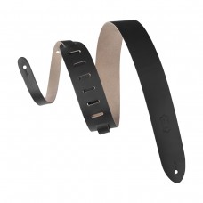 Ремінь гітарний LEVY'S M12-BLK Lead Leather Series (Black)