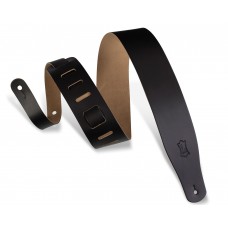 Ремінь гітарний LEVY'S M26-BLK Streamline Leather Series (Black)
