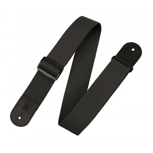 Ремінь гітарний LEVY'S M8POLY-BLK Single Tone Solid Colored Poly Series (Black)