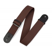 Ремінь гітарний LEVY'S M8POLY-BRN Single Tone Solid Colored Poly Series (Brown)