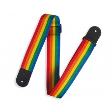 Ремінь гітарний LEVY'S M8POLY-RNB Single Tone Solid Colored Poly Series (Rainbow)