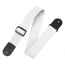 Ремінь гітарний LEVY'S M8POLY-WHT Single Tone Solid Colored Poly Series (White)