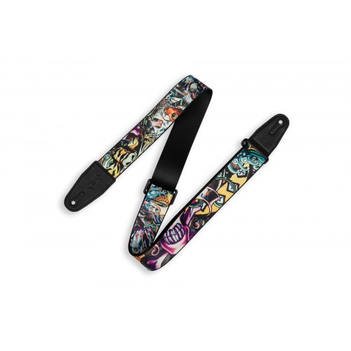 Ремінь гітарний LEVY'S MP2TAT-003 Tattoo Series (New School)