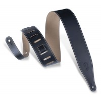 Ремінь гітарний LEVY'S DM17-BLK TOP GRAIN SERIES GUITAR STRAP (Black)