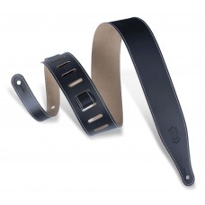 Ремінь гітарний LEVY'S DM17-BLK TOP GRAIN SERIES GUITAR STRAP (Black)