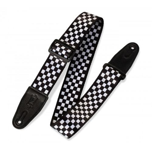 Ремінь гітарний LEVY'S MP-28 Graphic Waves Series (Checkerboard)