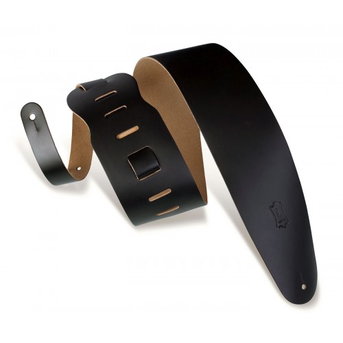 Ремінь гітарний LEVY'S M4-BLK Lead Leather Series (Black)