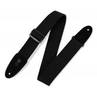 Ремінь гітарний LEVY'S MC8-BLK CLASSICS SERIES COTTON GUITAR STRAP (BLACK)
