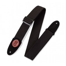 Ремінь гітарний LEVY'S MSSC8-BLK Signature Cotton Series (Black)