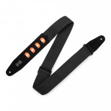 Ремінь гітарний LEVY'S MC2PH-BLK PickPocket Cotton Series (Black)