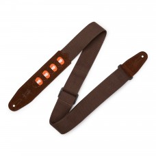 Ремінь гітарний LEVY'S MC2PH-BRN PickPocket Cotton Series (Brown)