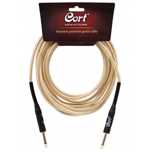 Інструментальний кабель CORT CA525 (Natural) Instrument Cable (4.5m)