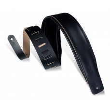 Ремінь гітарний LEVY'S DM1PD-BLK Larsen Leather Deluxe Series (Black)