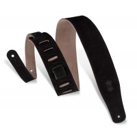 Ремінь гітарний LEVY'S MS26-BLK Simply Suede Series (Black)