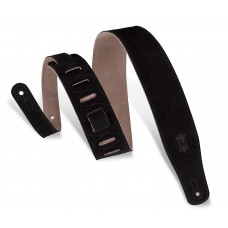 Ремінь гітарний LEVY'S MS26-BLK Simply Suede Series (Black)
