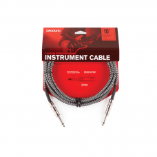 Інструментальний кабель D'ADDARIO PW-BG-10BG Custom Series Braided Instrument Cable - Grey (3m)