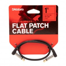 Інструментальний кабель D'ADDARIO PW-FPRR-01 Custom Series Flat Patch Cable (30cm)