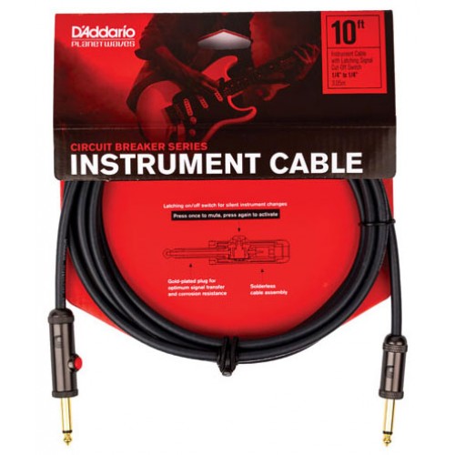 Інструментальний кабель D'ADDARIO PW-AGL-10 Curcuit Breaker Latching Switch (3m)