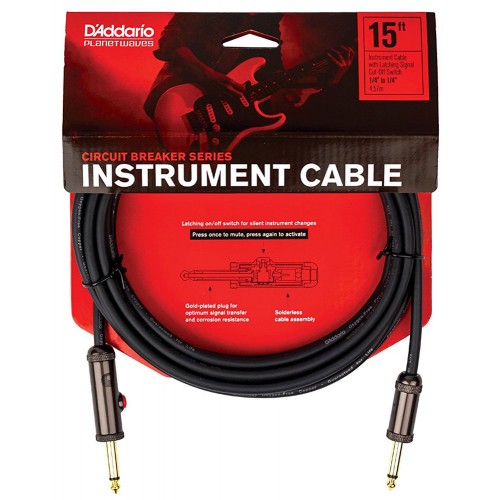 Інструментальний кабель D'ADDARIO PW-AGL-15 Curcuit Breaker Latching Switch (4.5m)