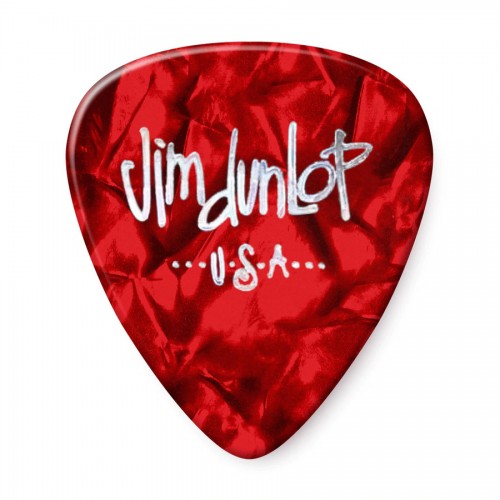 Набір медіаторів DUNLOP CELLULOID RED PEARLOID PICK HEAVY