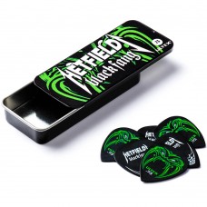 Набір медіаторів DUNLOP HETFIELDS BLACK FANG PICK TIN .73MM