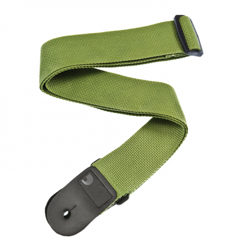Ремінь гітарний D'ADDARIO PWS107 POLYPRO GUITAR STRAP (GREEN)