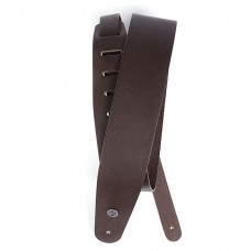 Ремінь гітарний D'ADDARIO 25L01-DX DELUXE LEATHER GUITAR STRAP (BROWN)
