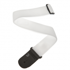 Ремінь гітарний D'ADDARIO PWS108 POLYPRO GUITAR STRAP (WHITE)