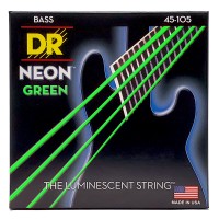 Струни DR Strings NEON Green Bass - Medium (45-105)