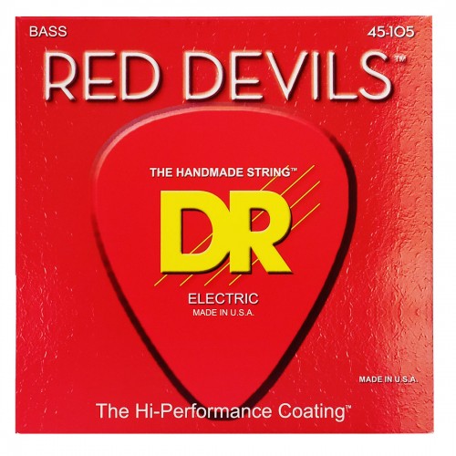 Струни DR Strings RED DEVILS Bass - Medium (45-105)