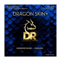 Струни DR Strings DRAGON SKIN+ Acoustic Phosphor Bronze - Light 12-String (10-48)