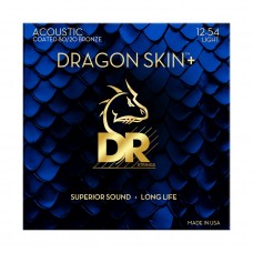 Струни DR Strings DRAGON SKIN+ Acoustic 80/20 Bronze - Light (12-54)