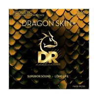 Струни DR Strings DRAGON SKIN+ Acoustic Phosphor Bronze - Bluegrass (12-56)