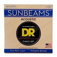 Струни DR Strings SUNBEAM Acoustic Phosphor Bronze - Custom Light (11-50)