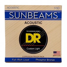 Струни DR Strings SUNBEAM Acoustic Phosphor Bronze - Custom Light (11-50)